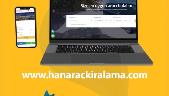 Han Araç Kiralama Web Sitesi Çalışması